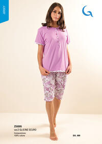 PIGIAMA PINOCCHIO DONNA M/M Z55095 Tellini S.r.l. Ingrosso Abbigliamento